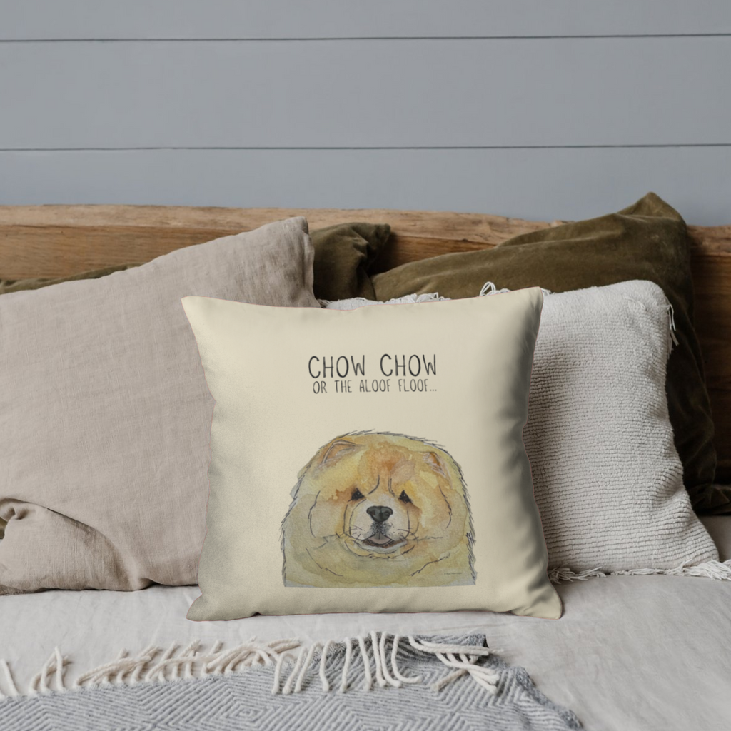 Fawn Chow Chow Cushion Cover