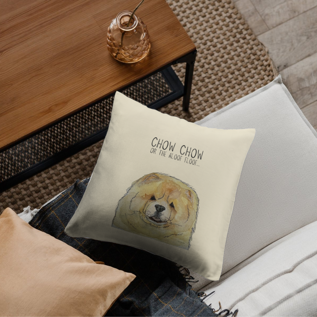 Fawn Chow Chow Cushion Cover