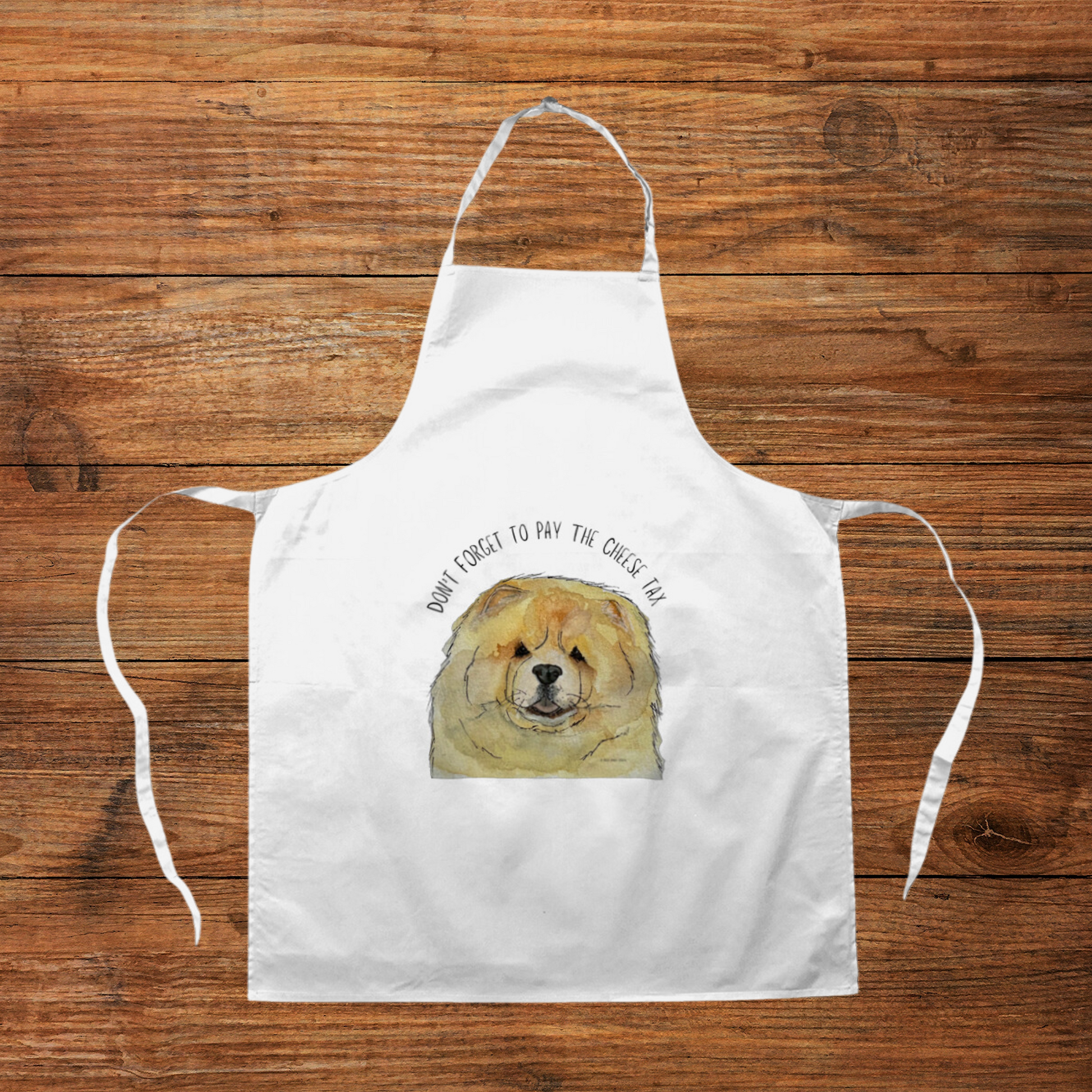 Cheese Tax Enforcer Apron for Dog Lovers