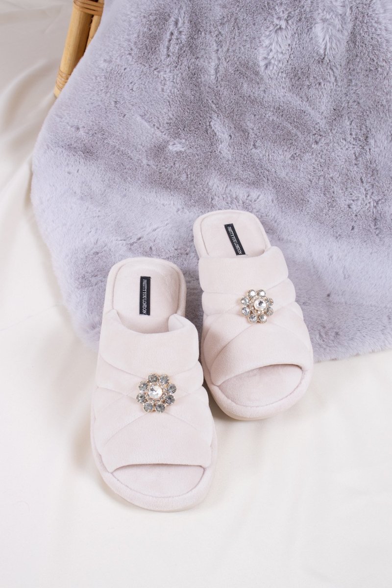 Faye Slippers in Powder Puff