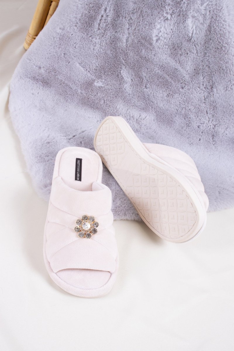 Faye Slippers in Powder Puff