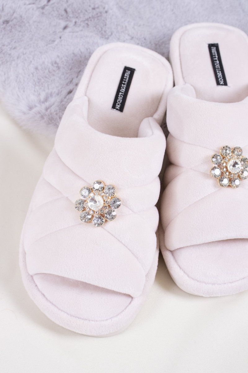 Faye Slippers in Powder Puff
