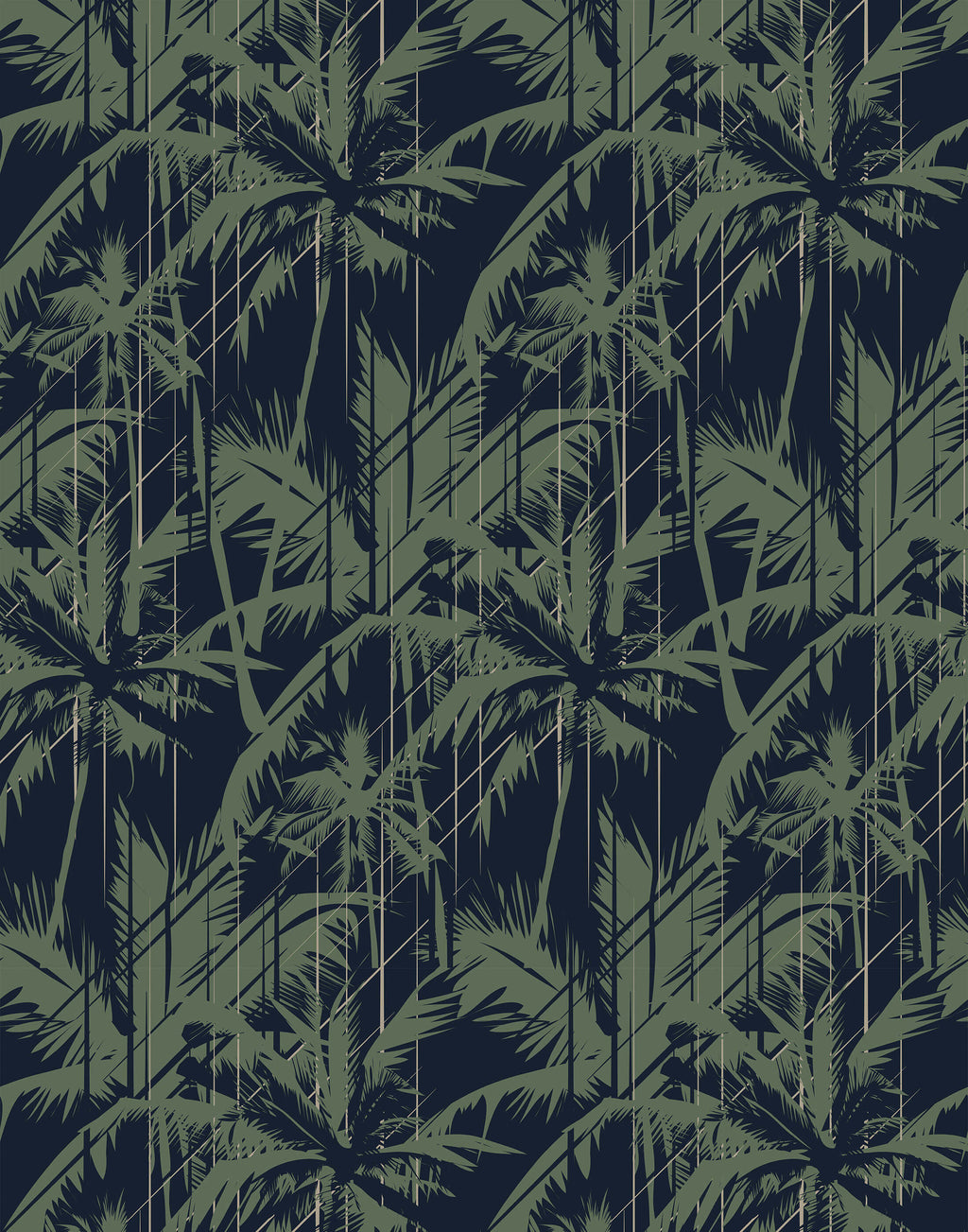 Deep Palm Forest Wallpaper