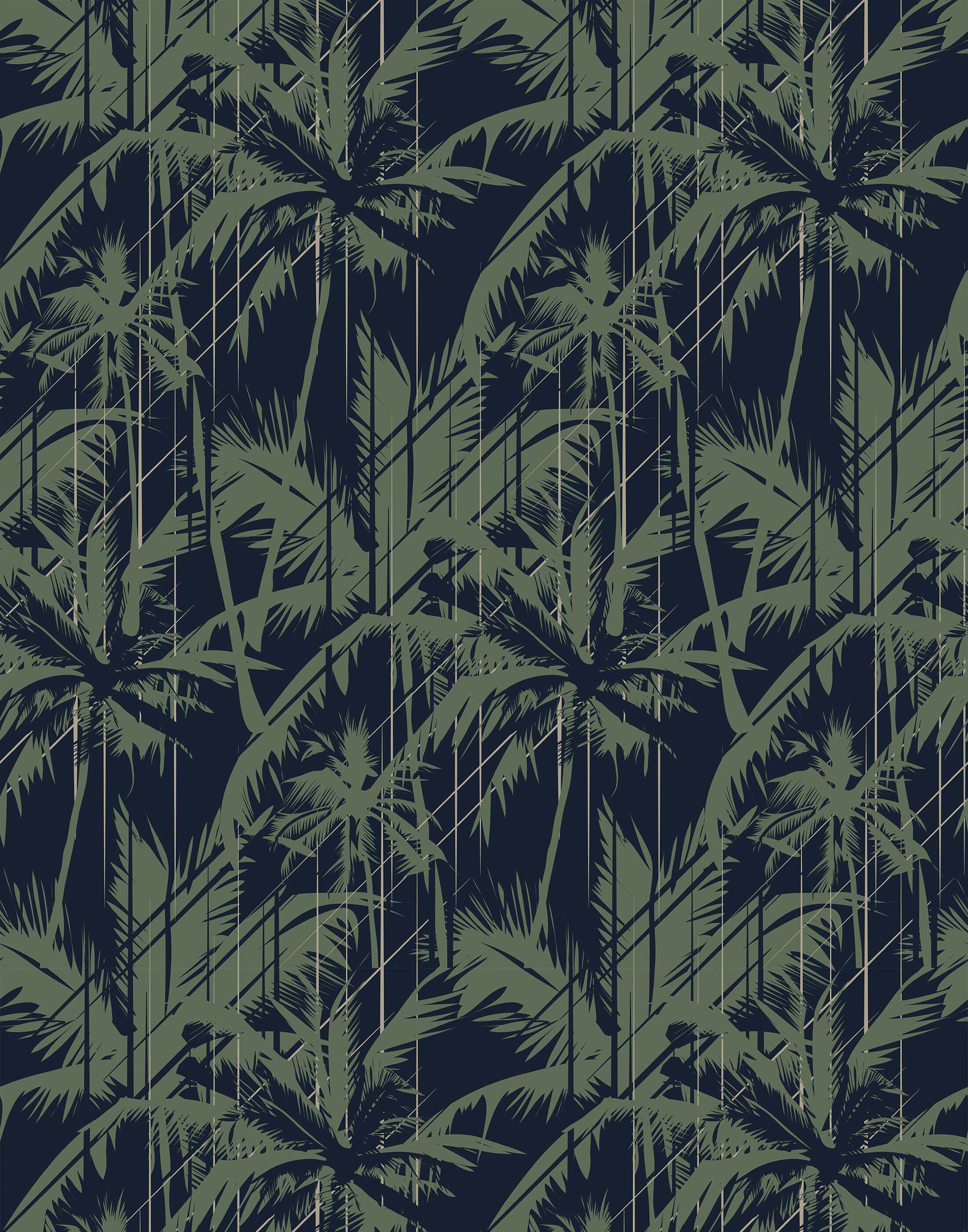 Deep Palm Forest Wallpaper