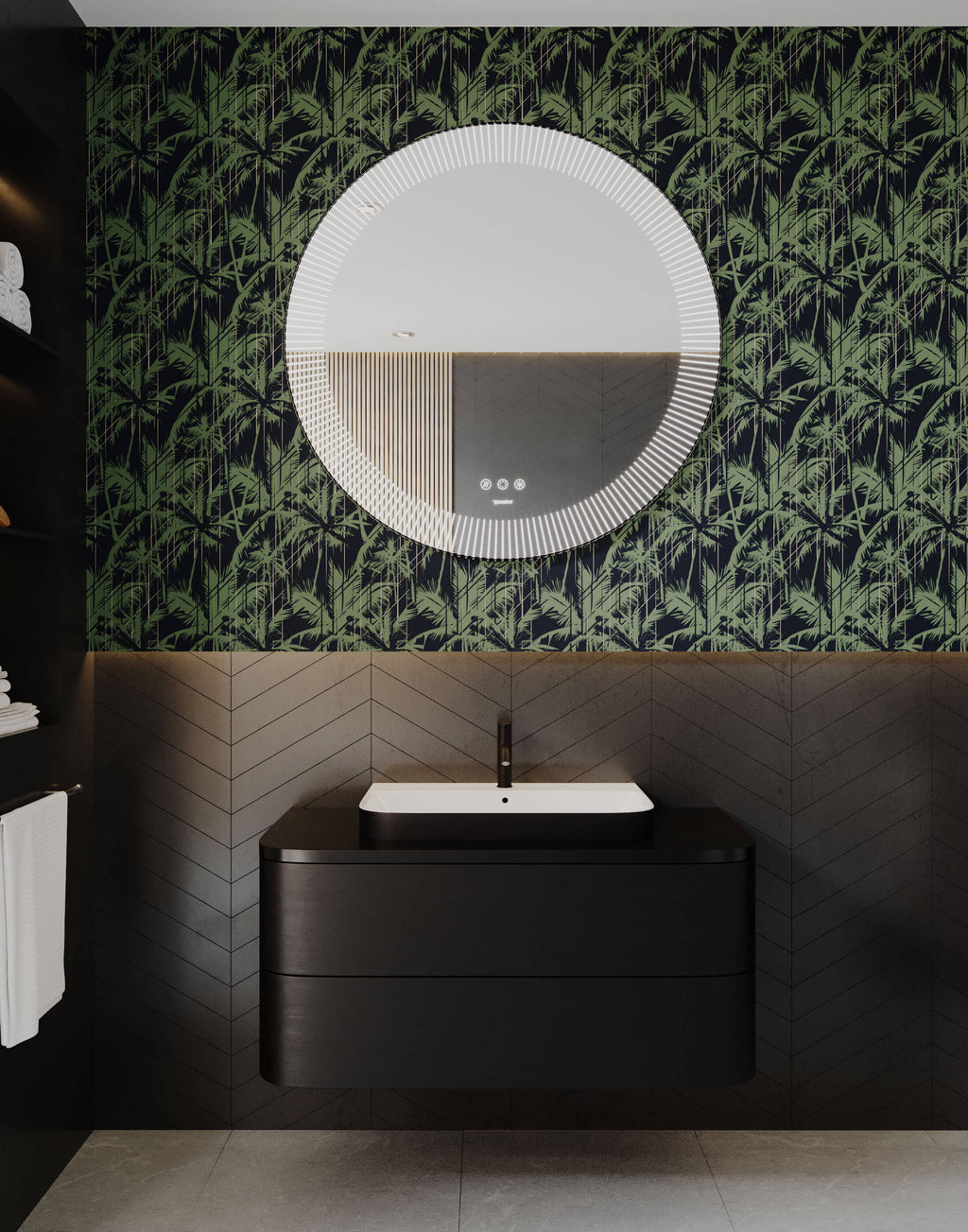 Deep Palm Forest Wallpaper