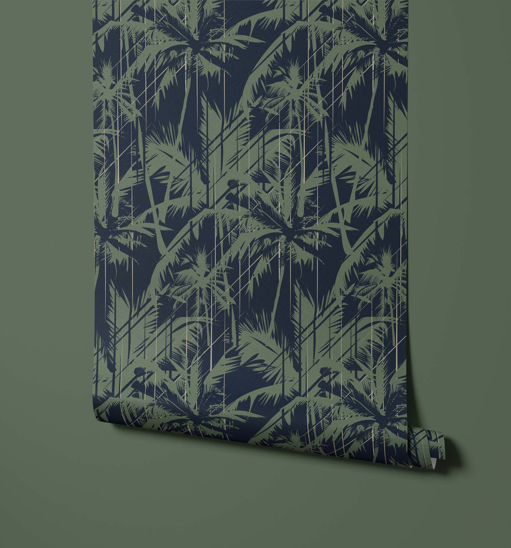 Deep Palm Forest Wallpaper