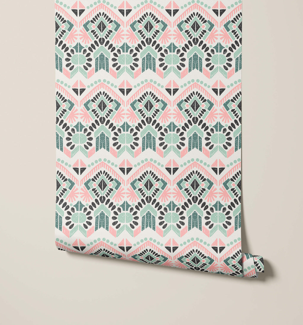 Figo Aztec Tribal Wallpaper
