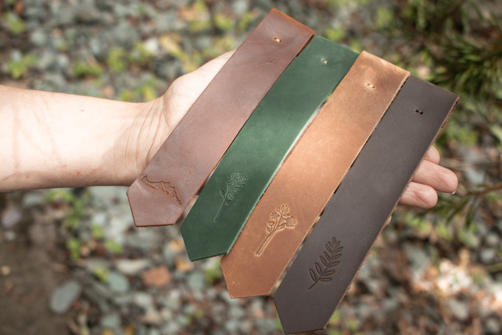 Handcrafted Leather Bookmarks