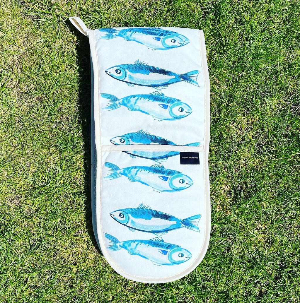 Giant Fish Oven Glove Double Pair