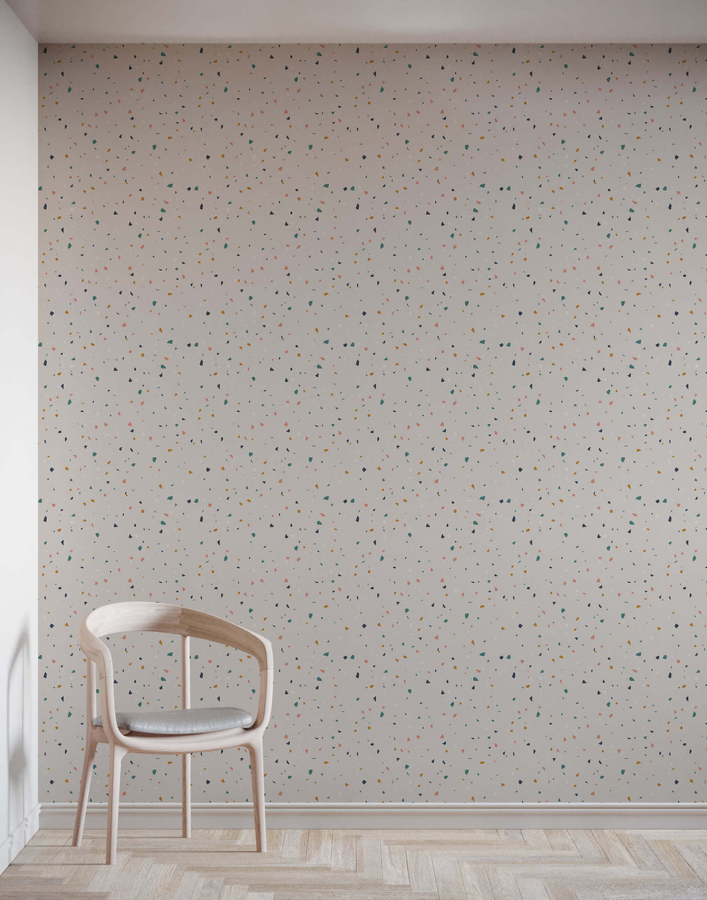Flake Terrazzo Effect Wallpaper