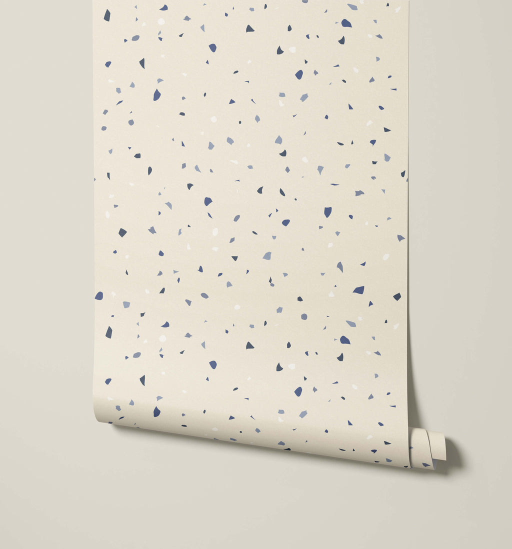 Flake Terrazzo Effect Wallpaper
