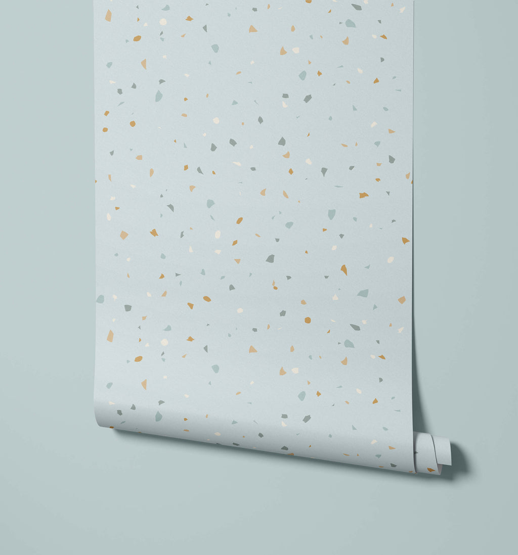 Flake Terrazzo Effect Wallpaper