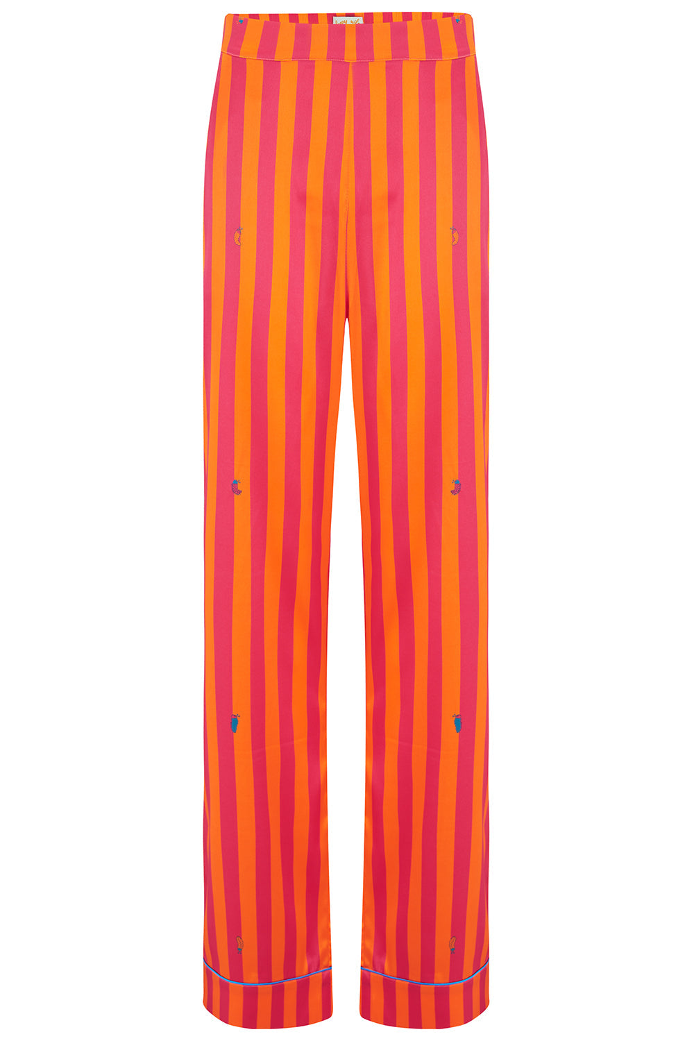 Florence Sunset Stripe Silk Trousers