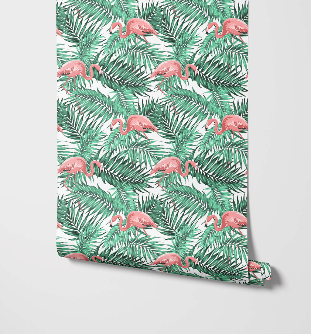 Flamingo Tropical Wallpaper