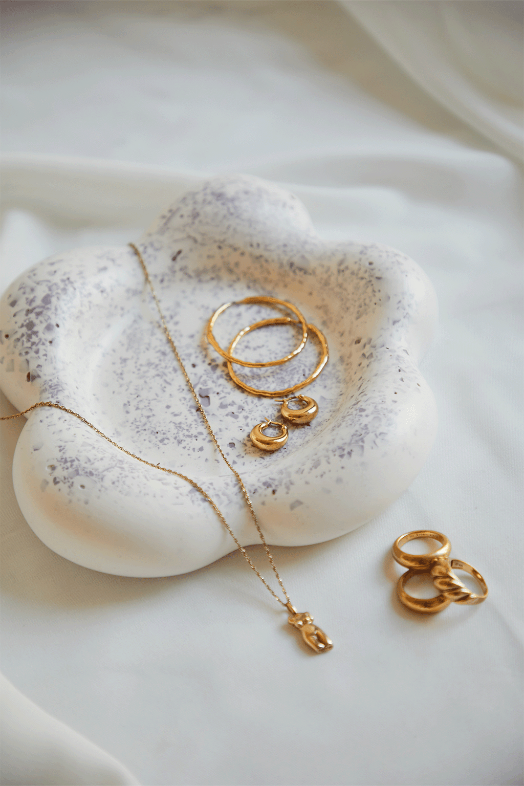 Flower Shaped Jewellery Tray