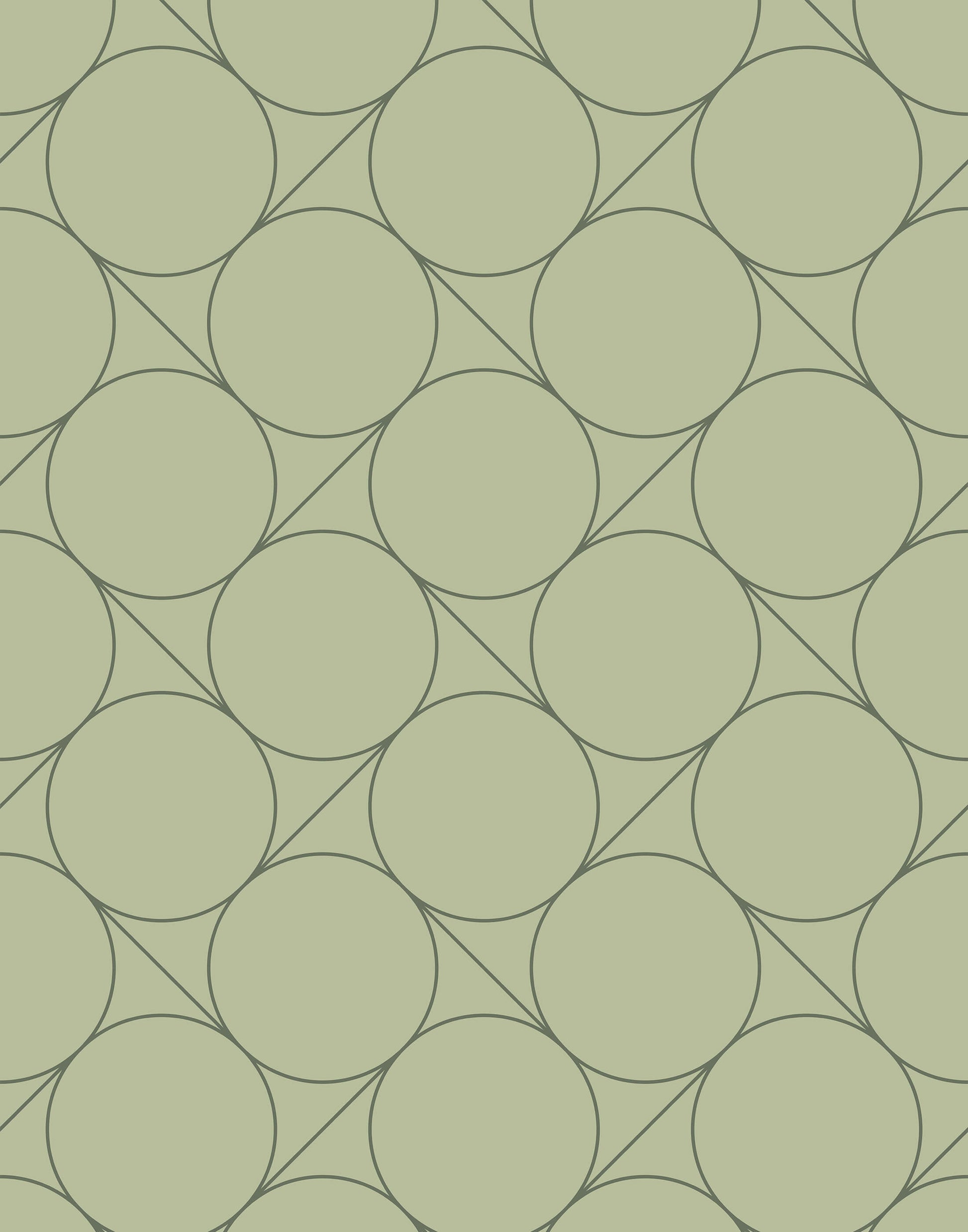 Focal Retro Circle Wallpaper