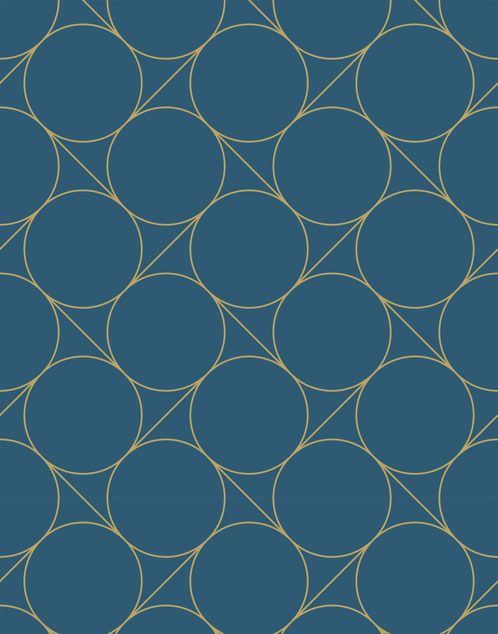 Focal Retro Circle Wallpaper