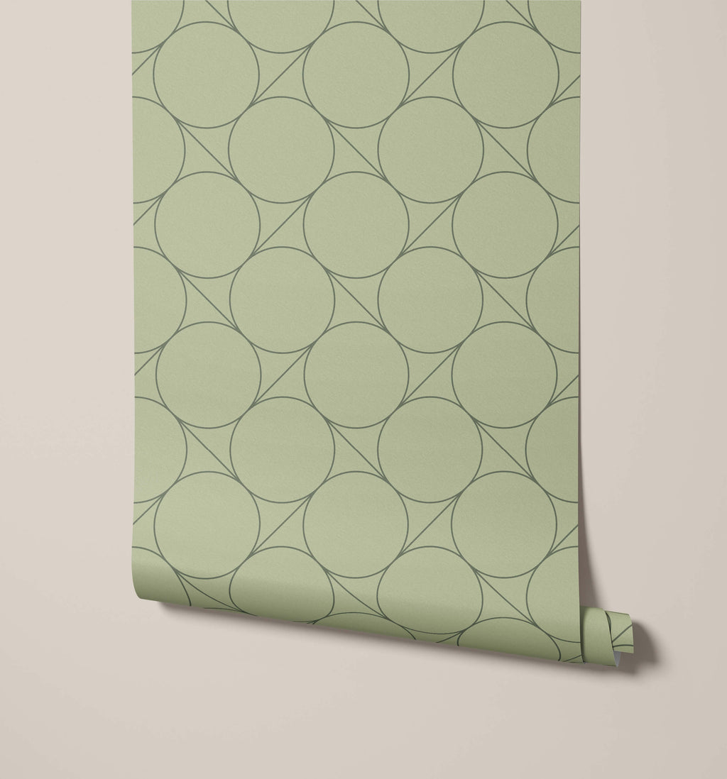 Focal Retro Circle Wallpaper