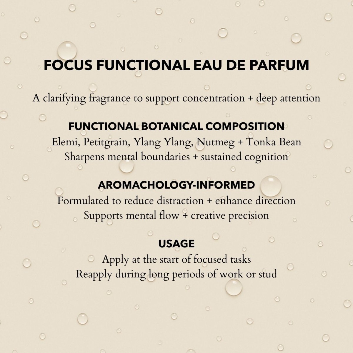 Focus Functional Parfum Travel 10ml