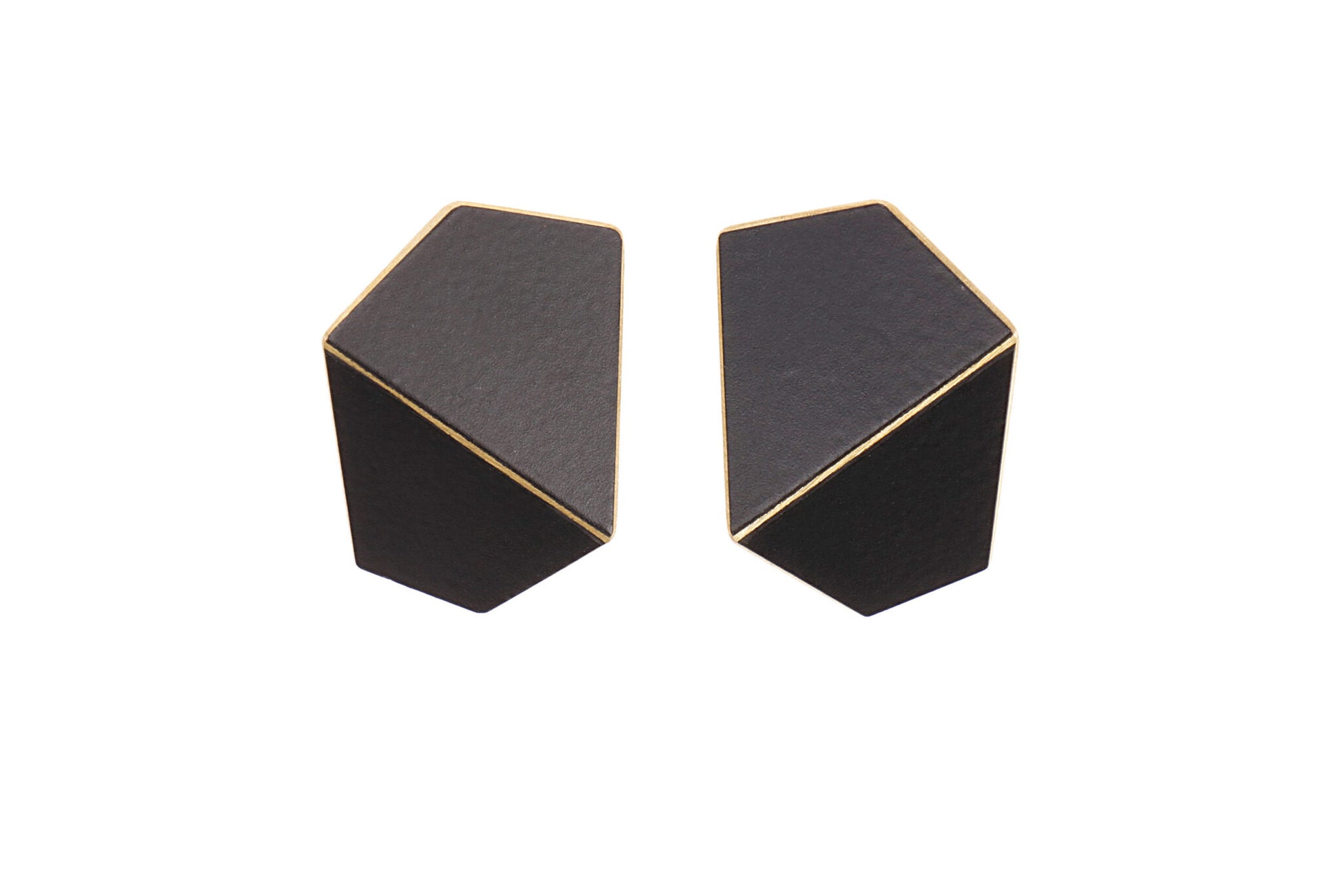 Lightweight Silver & Brass Earrings – Handcrafted in Estonia by Lisa Kroeber Jewellery at www.brixbailey.com