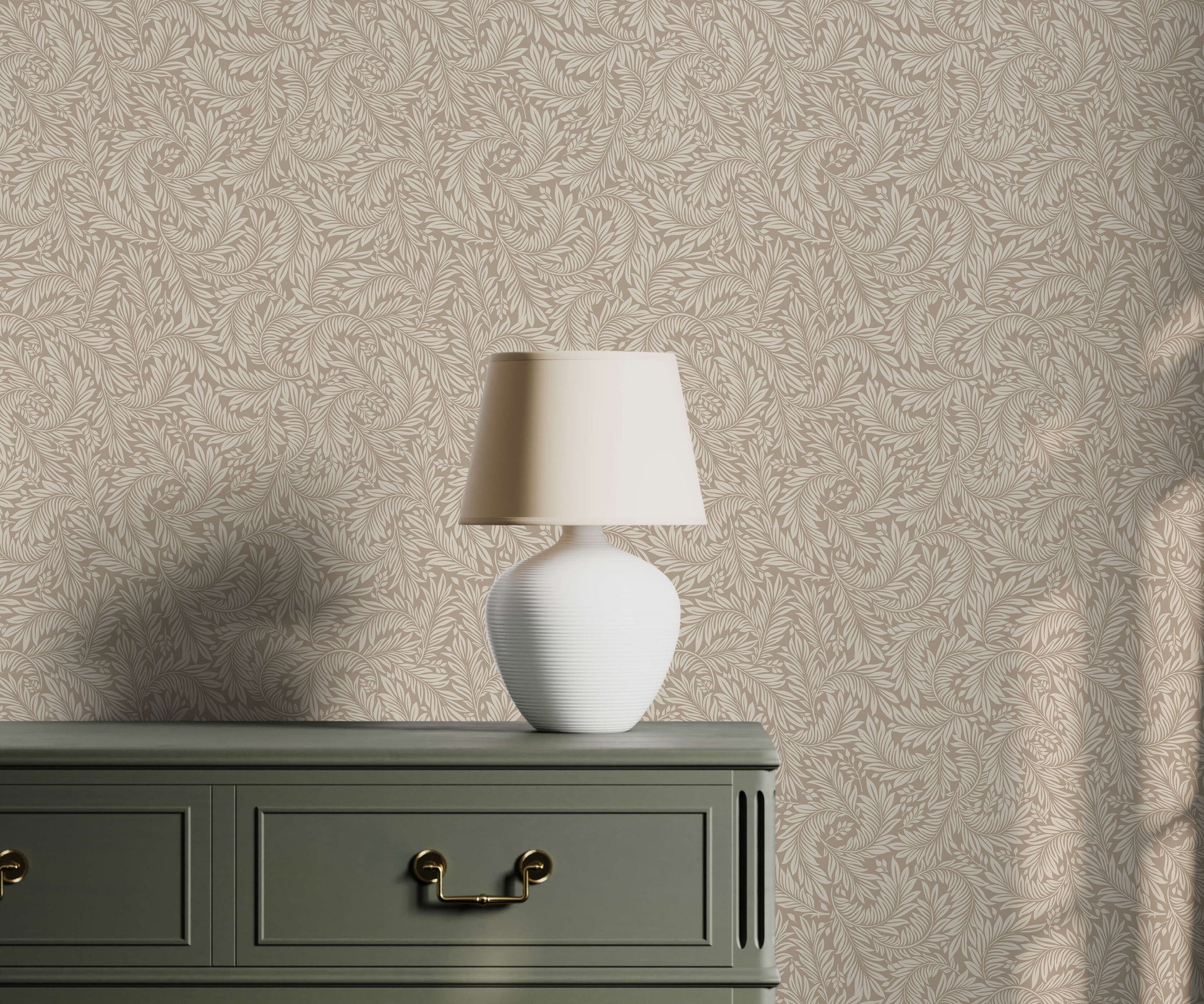 Acanthus Leaf Wallpaper