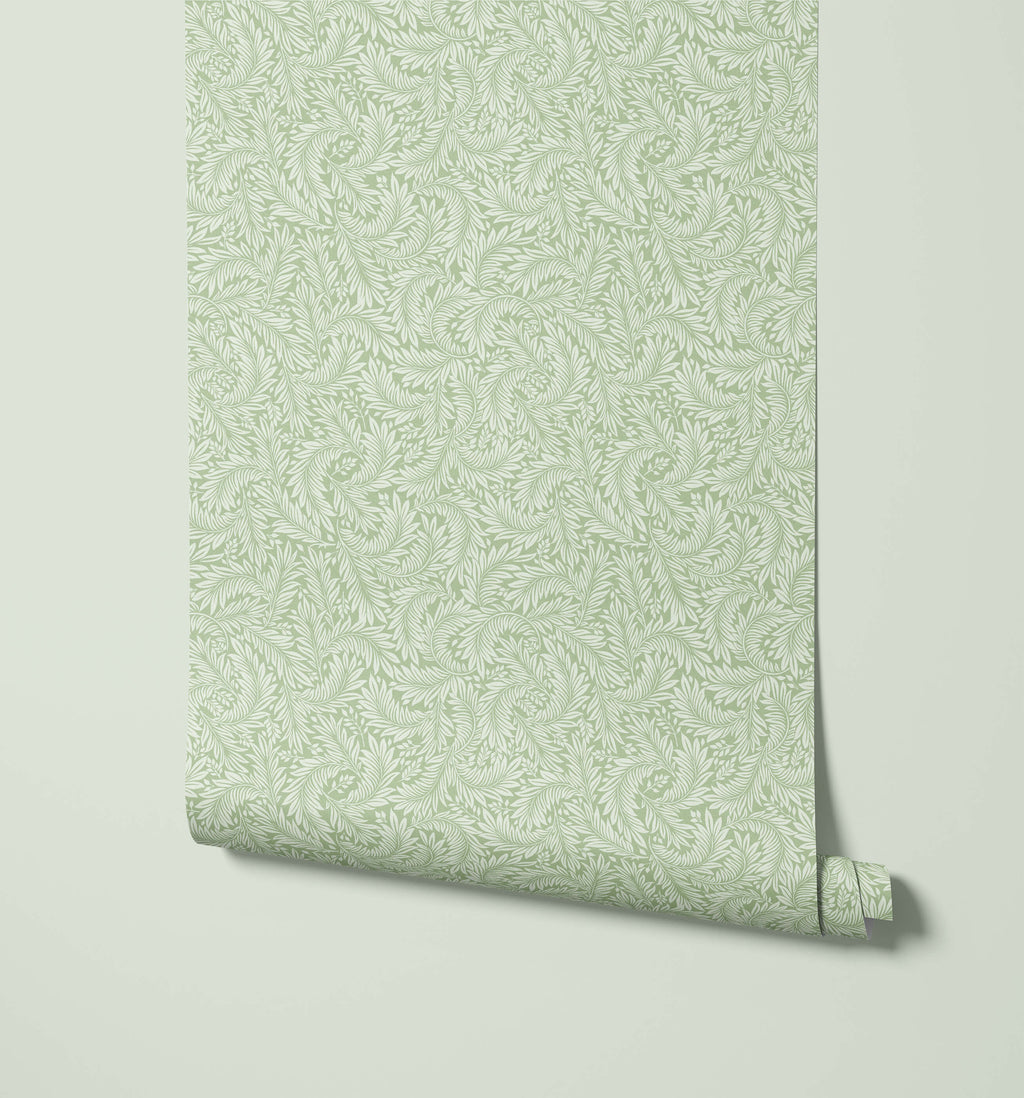 Acanthus Leaf Wallpaper