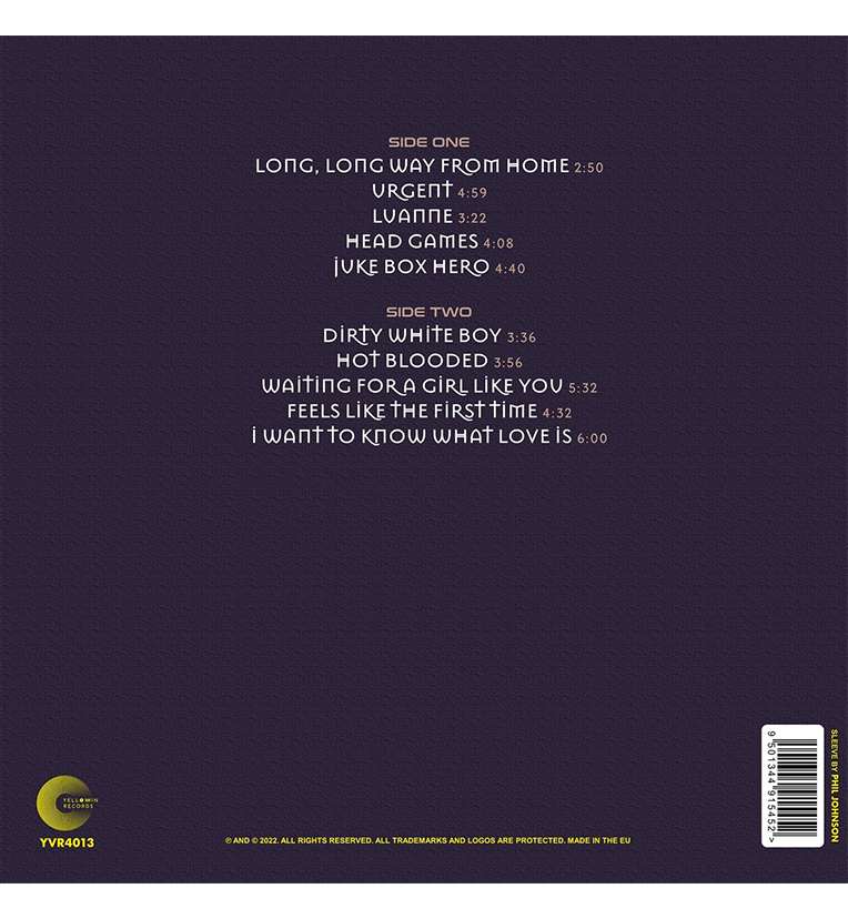 A Long Long Way from Home Special Edition 12 Inch Yellow Vinyl Album