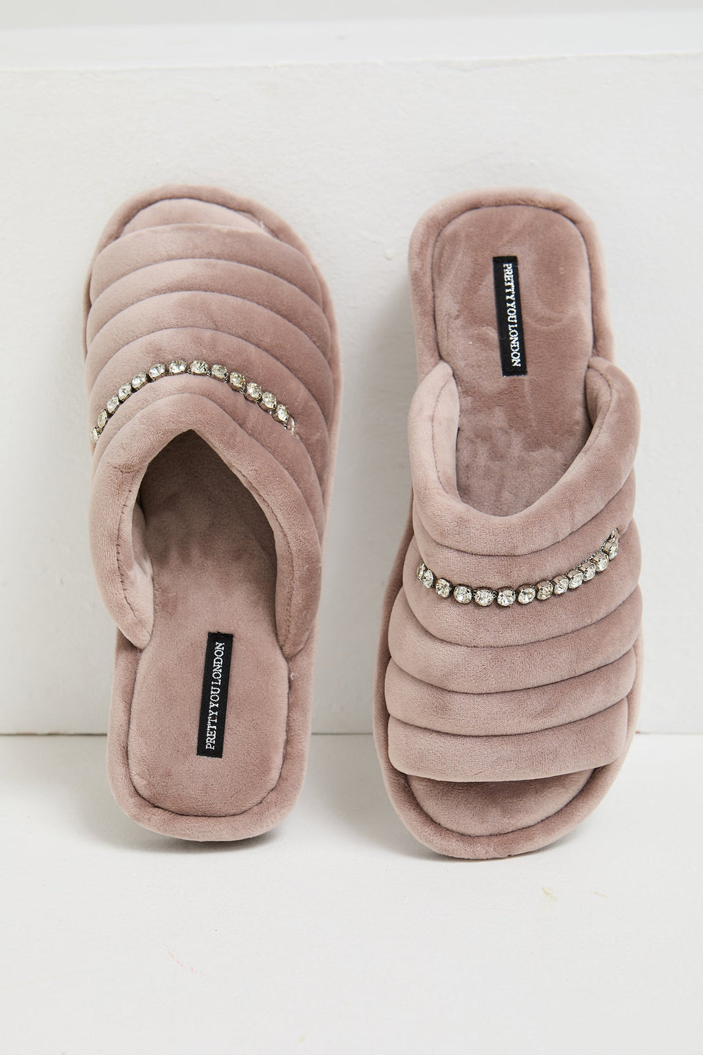 Frankie Slippers in Mink