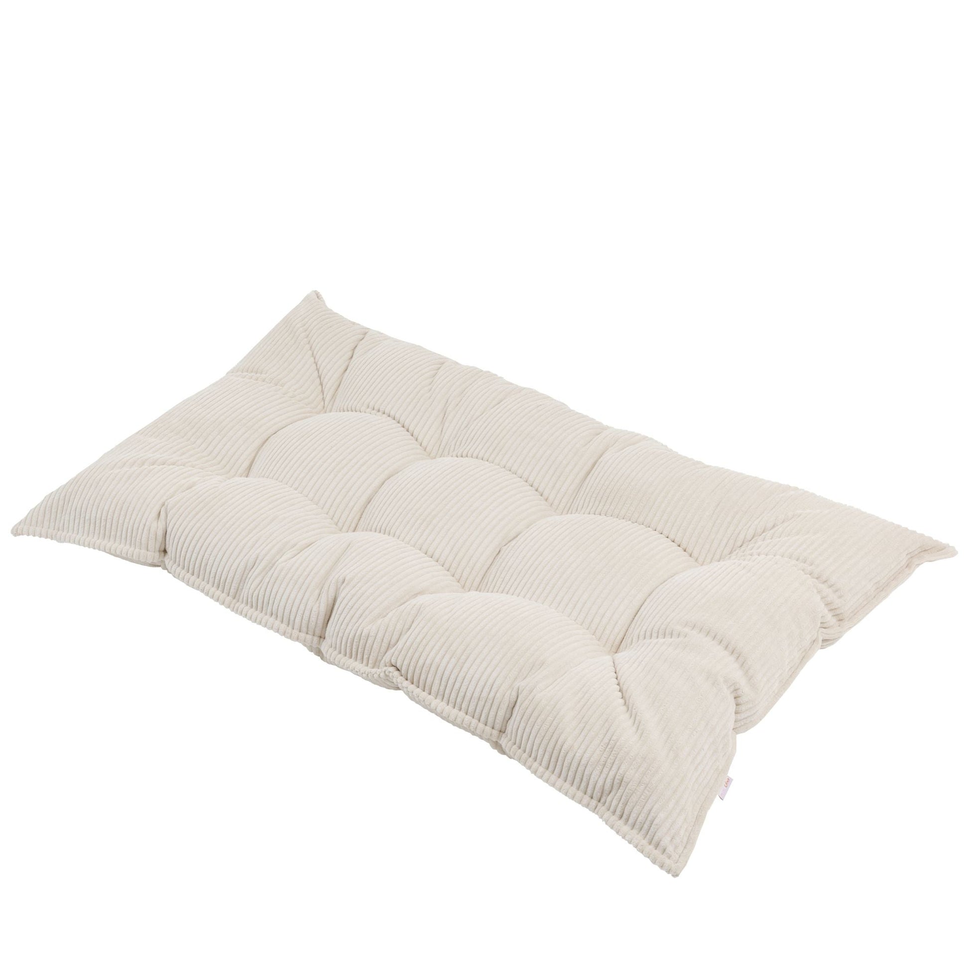 Tufted Corduroy Floor Cushion in French Style