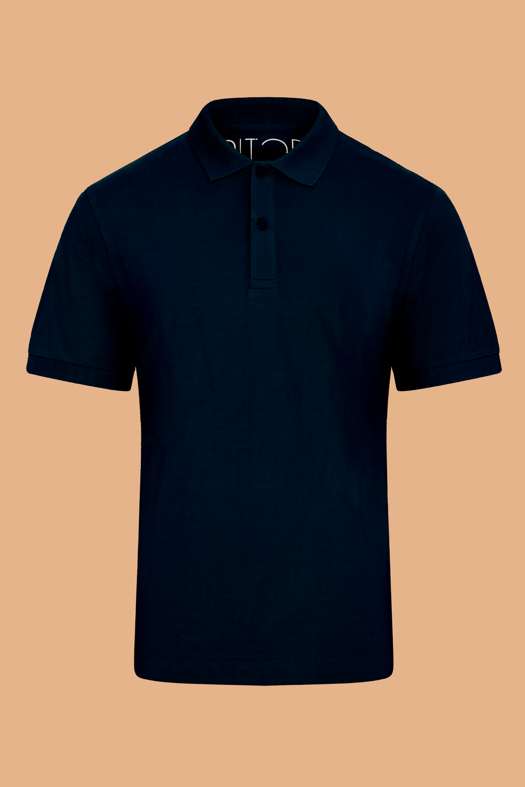 Navy Polo Shirt in Organic Cotton