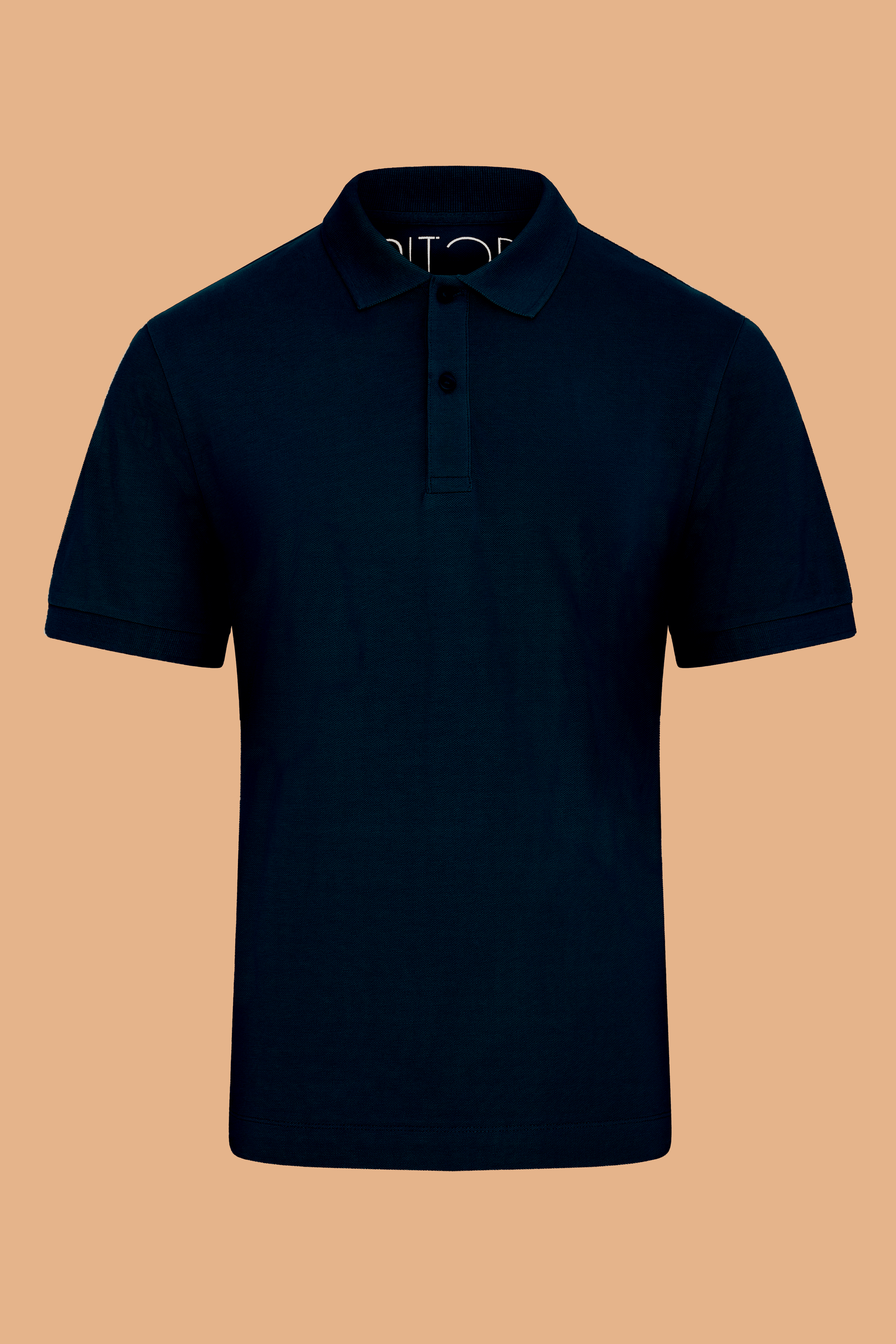 Navy Polo Shirt in Organic Cotton