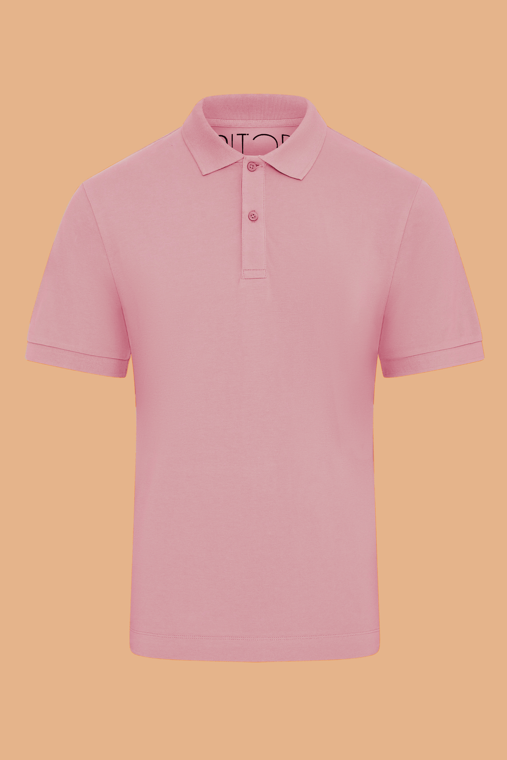 Pink Organic Cotton Polo Shirt