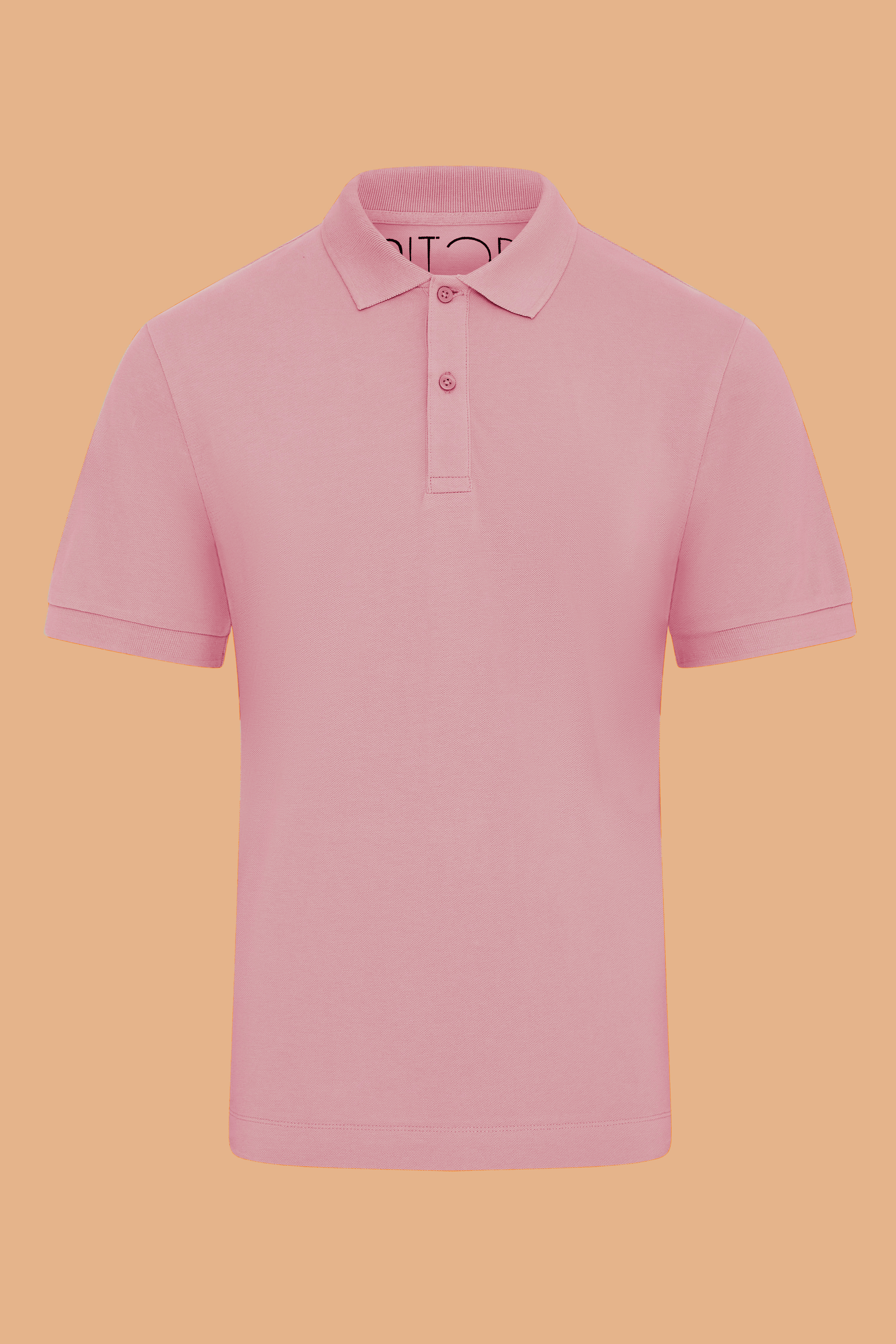 Pink Organic Cotton Polo Shirt