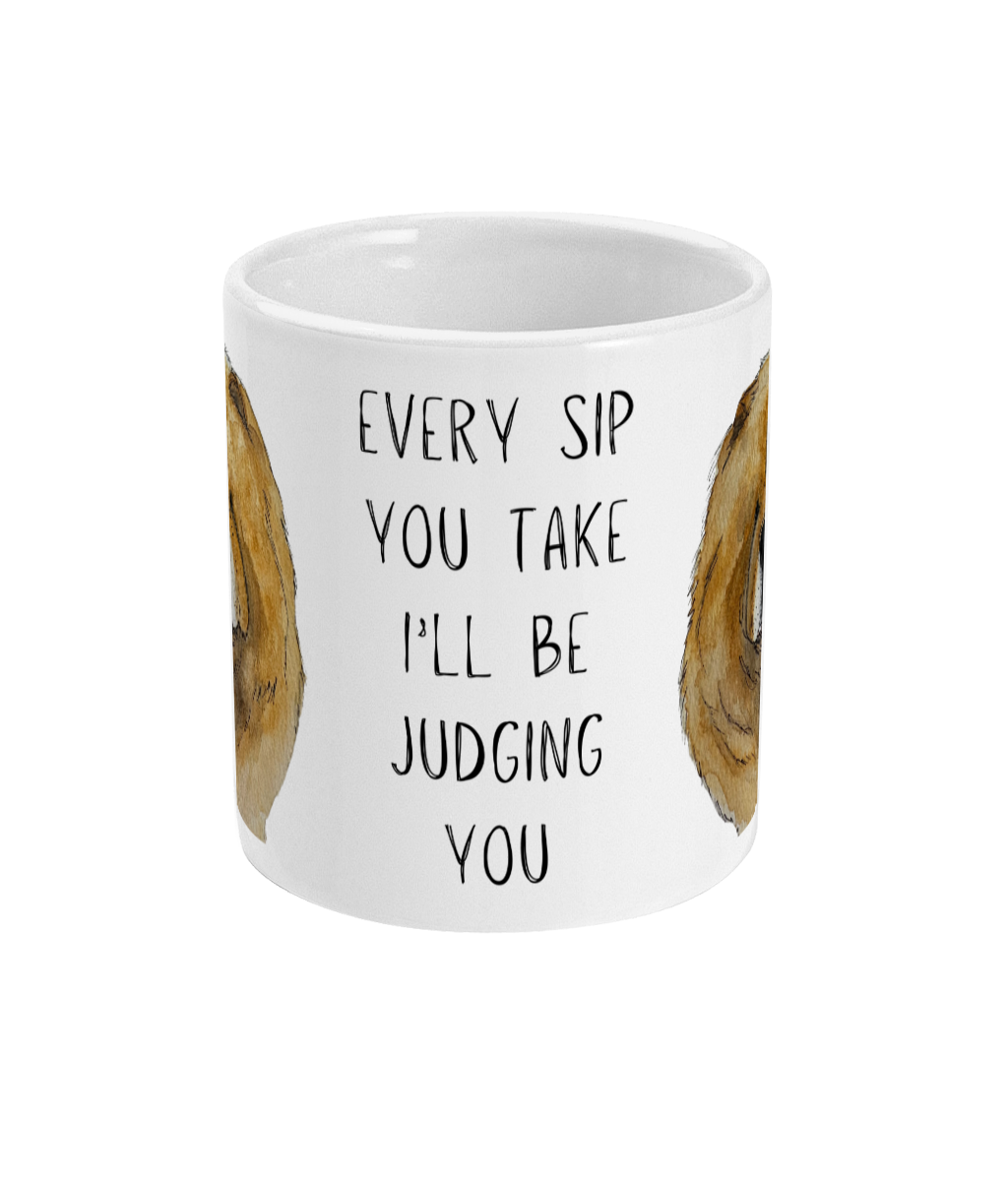 Red Chow Chow Coffee Mug with Attitude