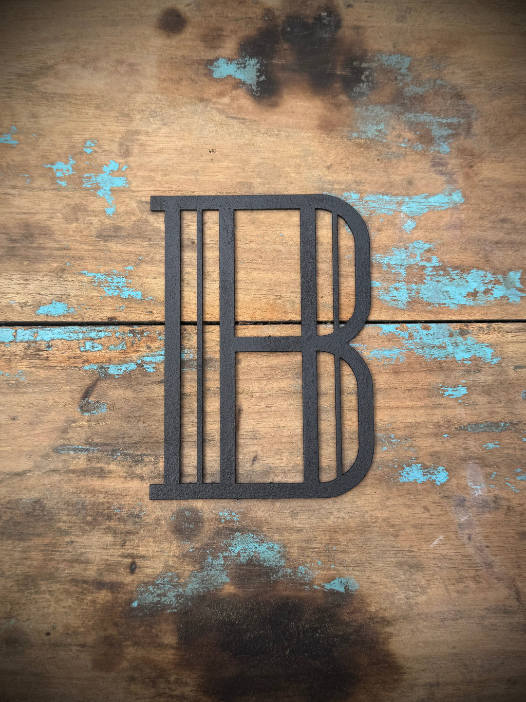 Black Art Deco Metal Letters and Numbers 5 inch or 12 inch