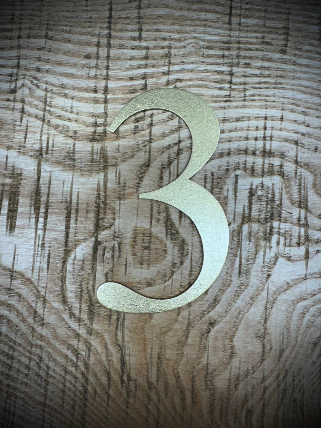 Distressed Gold Metal Letters A-Z 0-9 in 5 inch or 12 inch