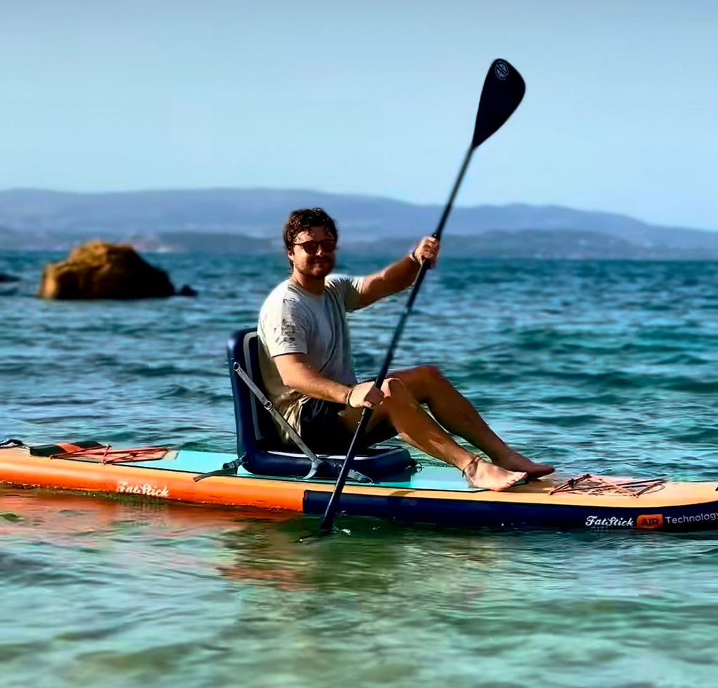 Adaptive Inflatable Paddle Board Seat for SUP and Kayak