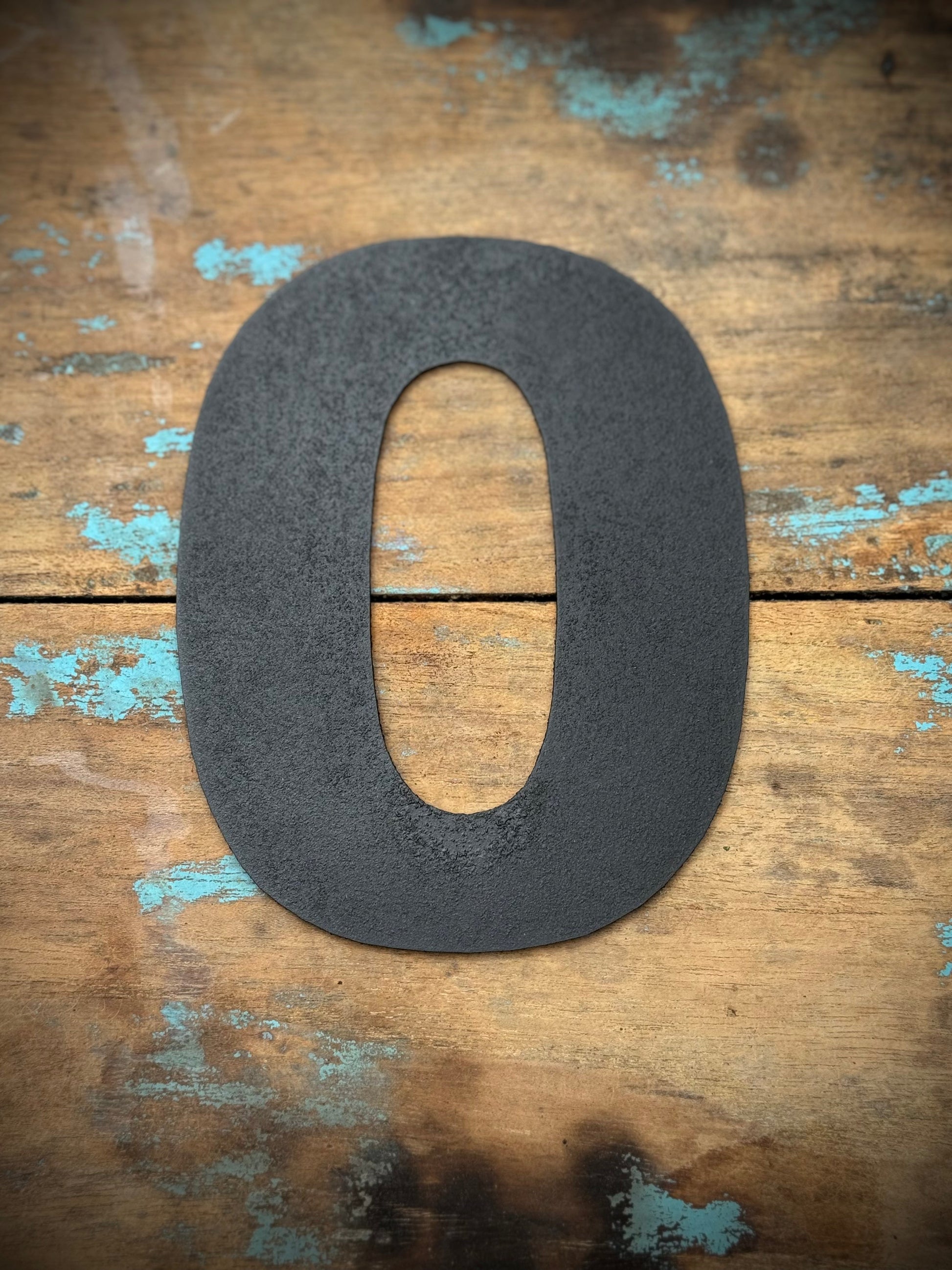 Black Metal Letters 12 inch and 5 inch Rustic Industrial Wall Decor