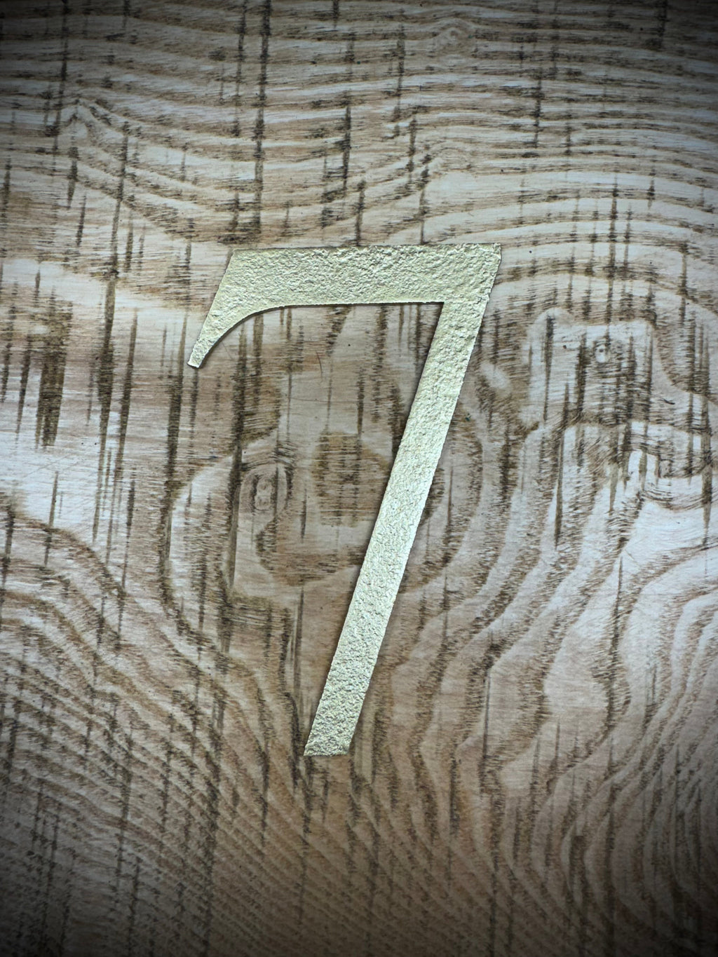 Distressed Gold Metal Letters A-Z 0-9 in 5 inch or 12 inch