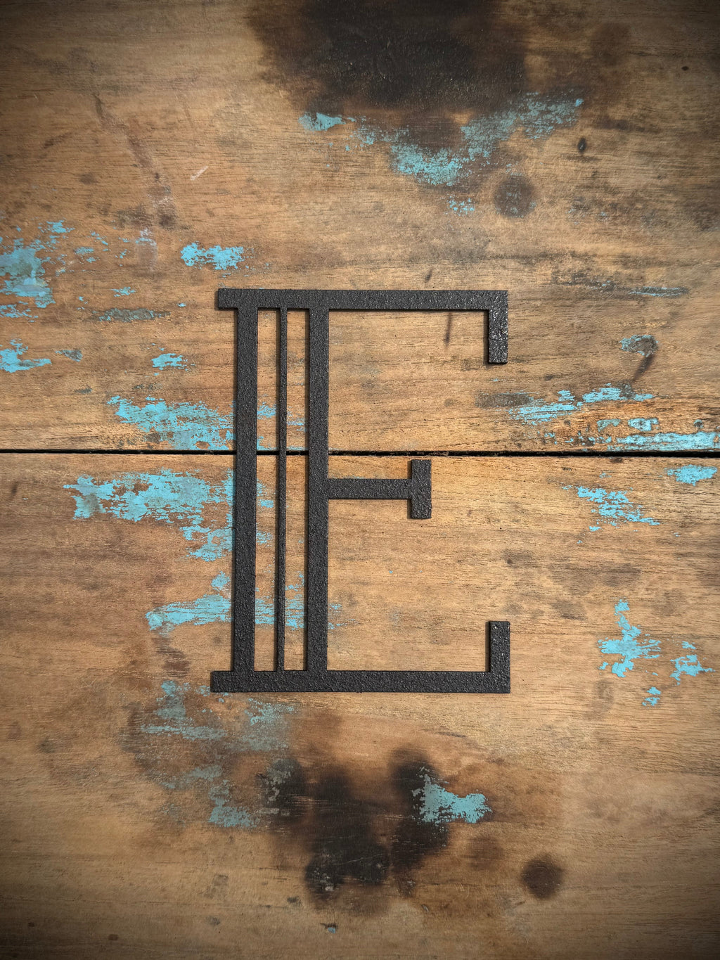 Black Art Deco Metal Letters and Numbers 5 inch or 12 inch