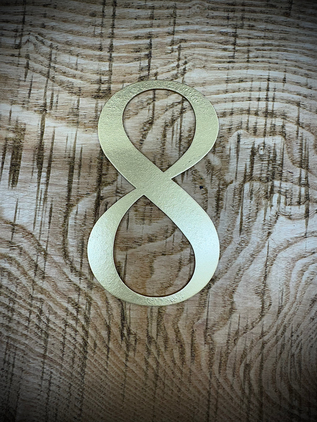 Distressed Gold Metal Letters A-Z 0-9 in 5 inch or 12 inch