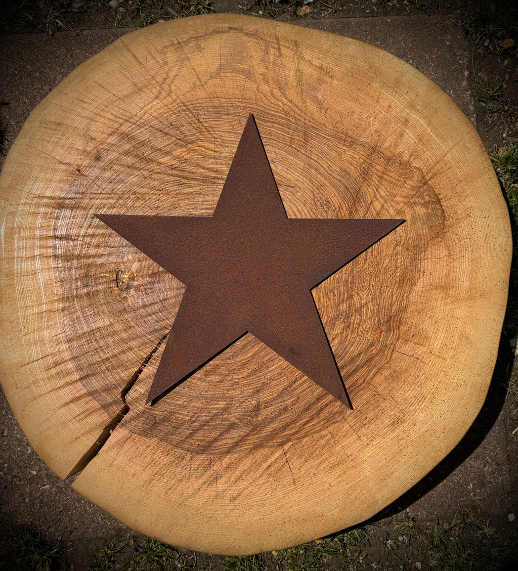 5 inch Fat Font Rusty Metal Letters A-Z 0-9