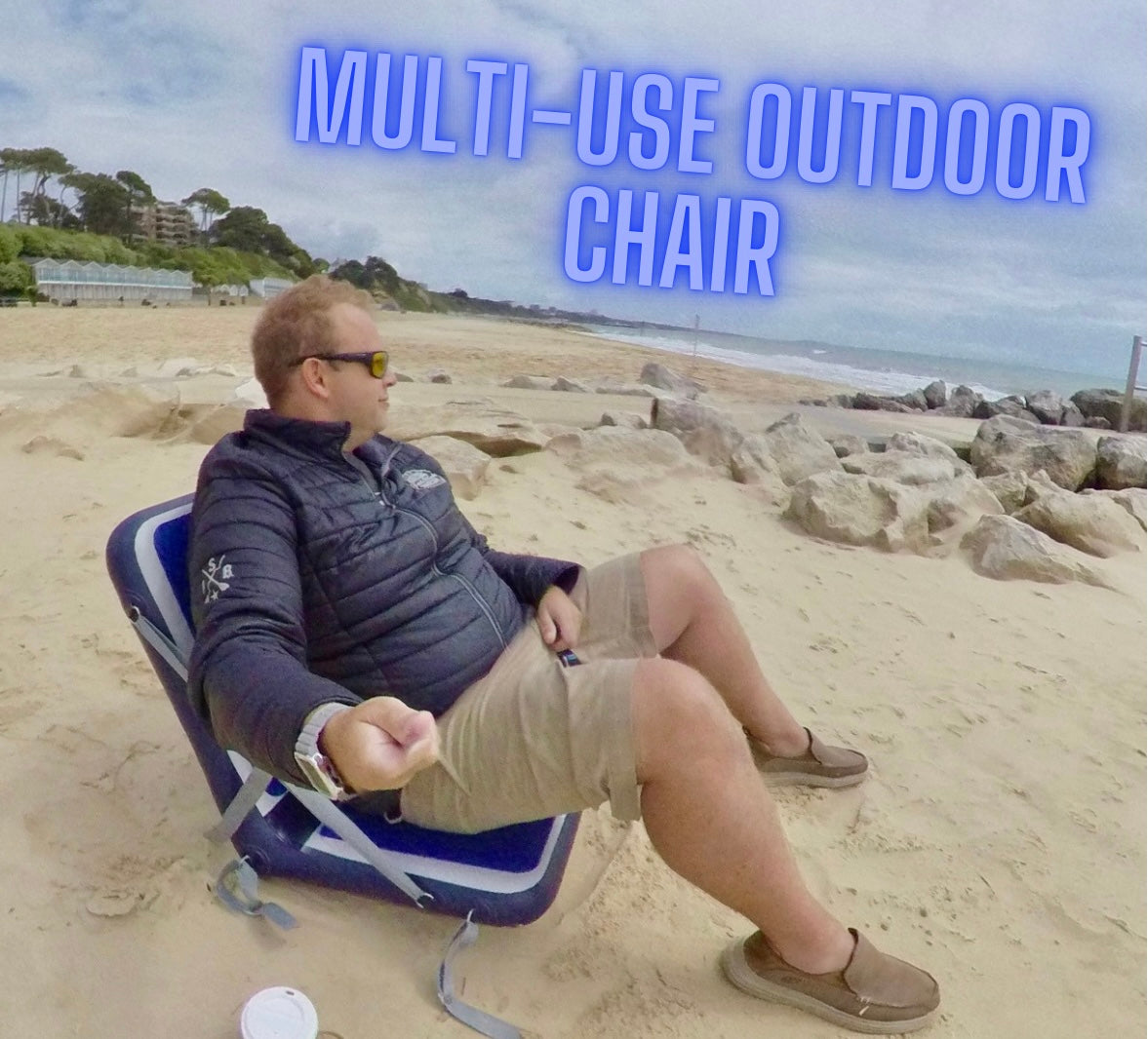 Adaptive Inflatable Paddle Board Seat for SUP and Kayak