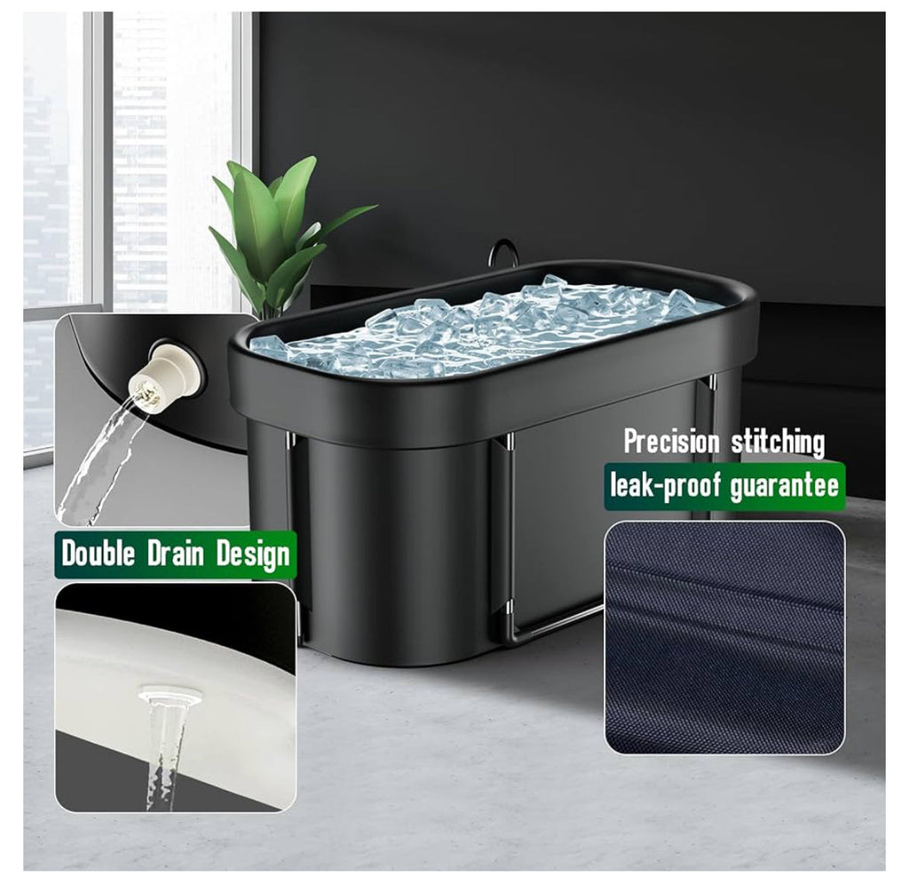 Recovery Ice Bath Cold Water Therapy Plunge Tub Round and Oval