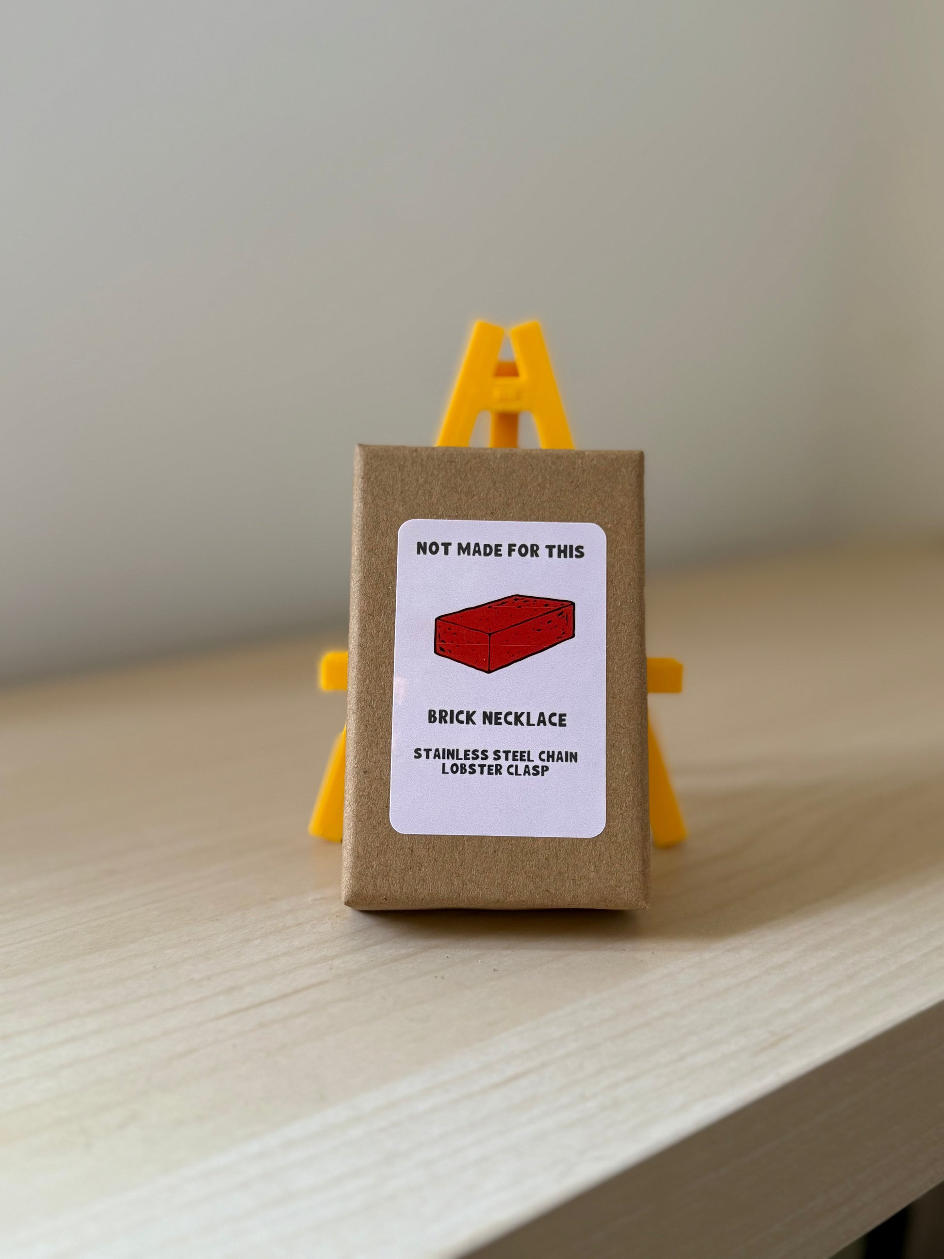 Brick Necklace Pendant