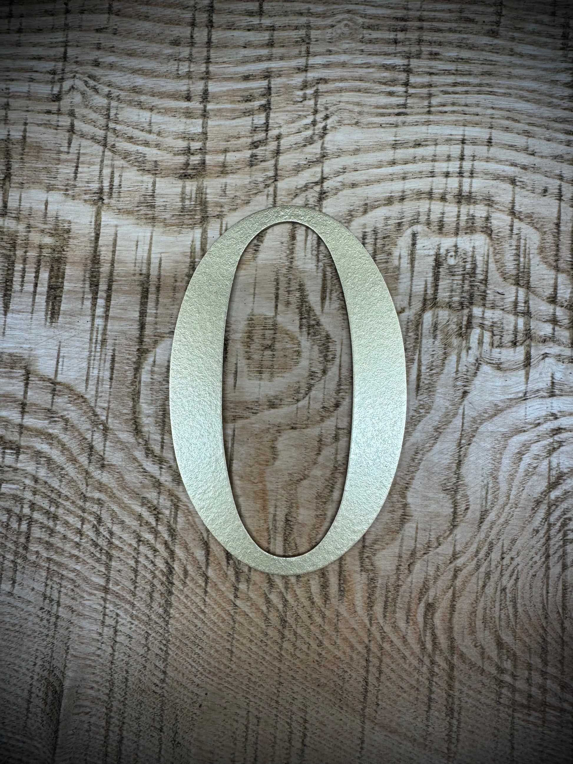 Distressed Gold Metal Letters A-Z 0-9 in 5 inch or 12 inch