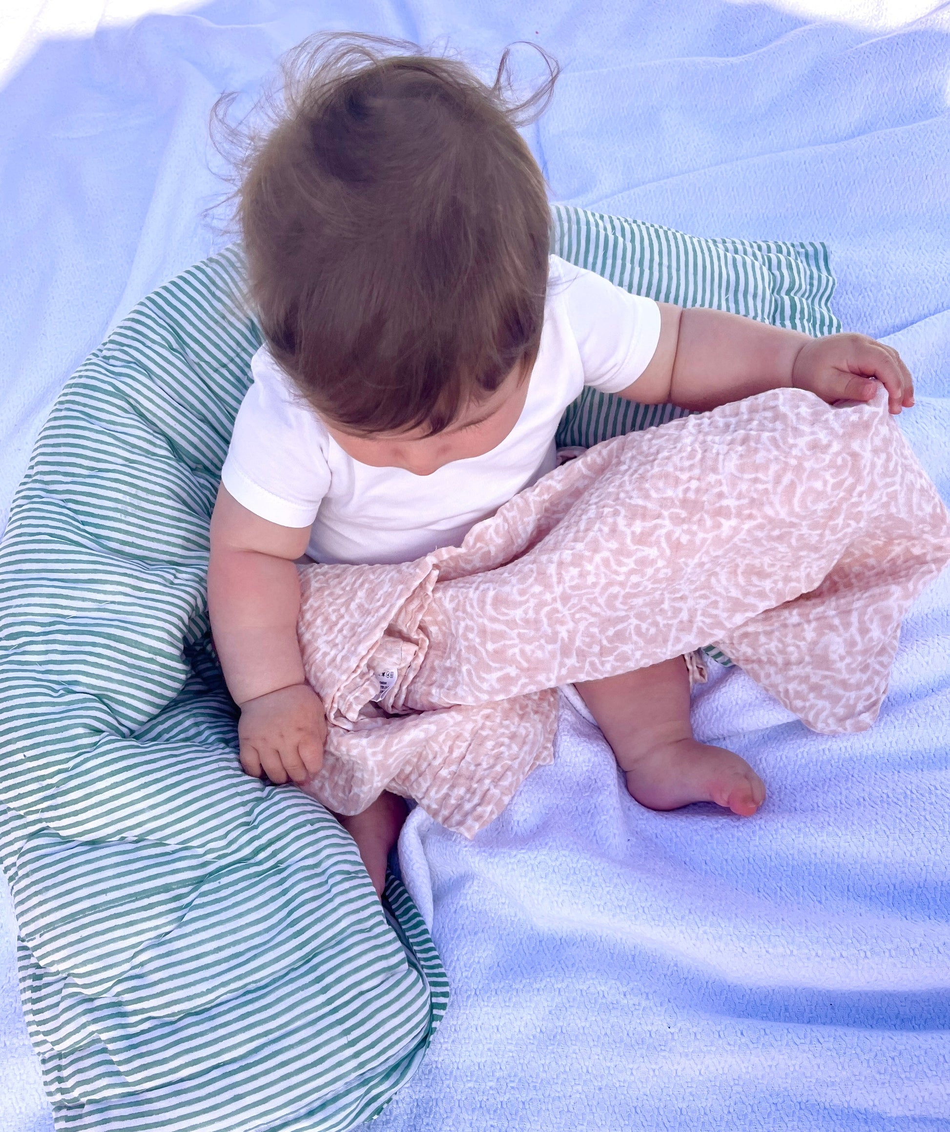 Coral Muslin Swaddle 110cm