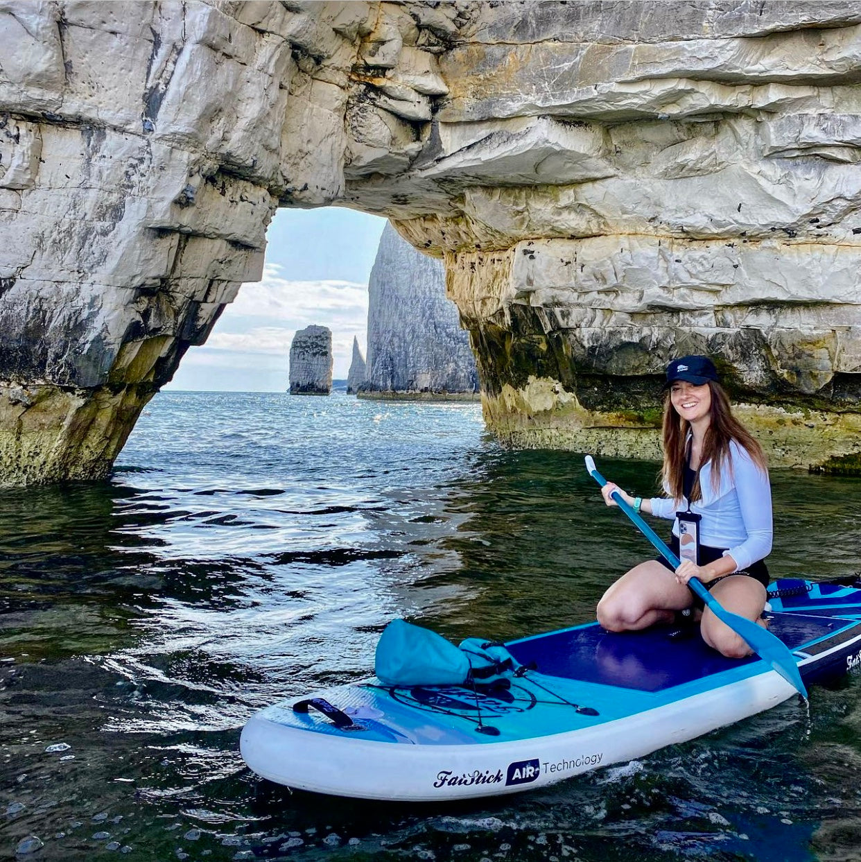 Pure Art 10ft 6in Inflatable Stand Up Paddle Board with Seat Package