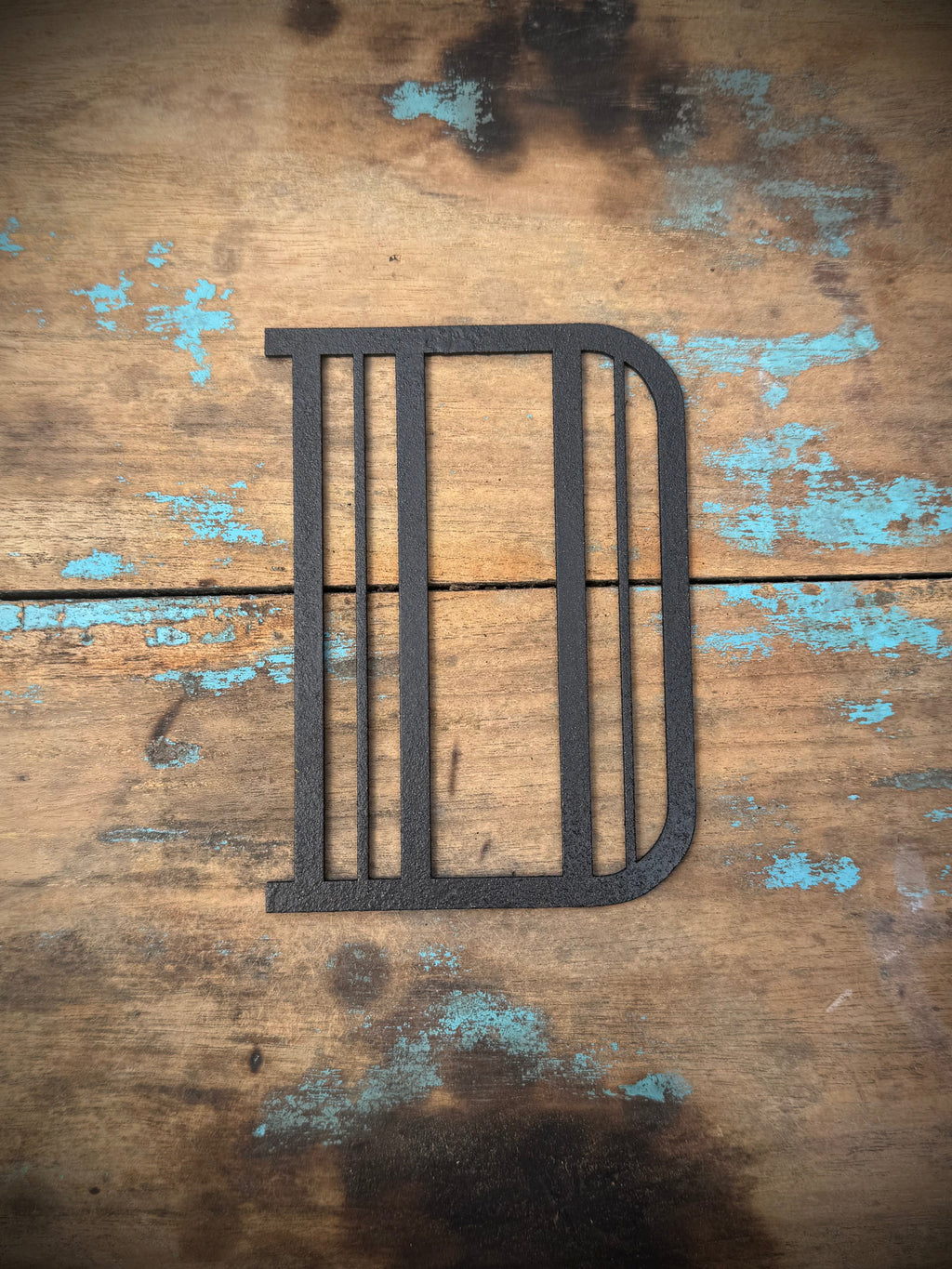 Black Art Deco Metal Letters and Numbers 5 inch or 12 inch