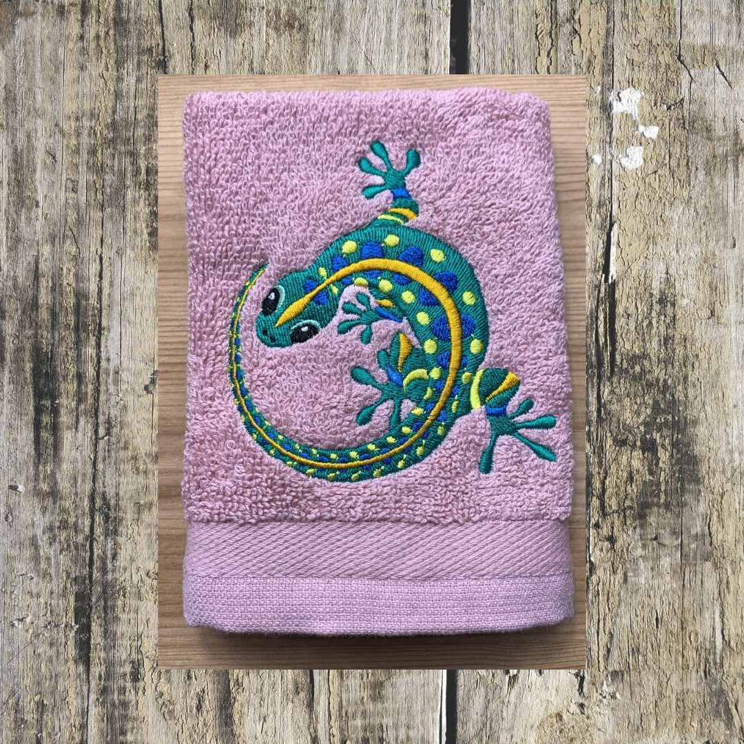 Funky Gecko Face Cloth